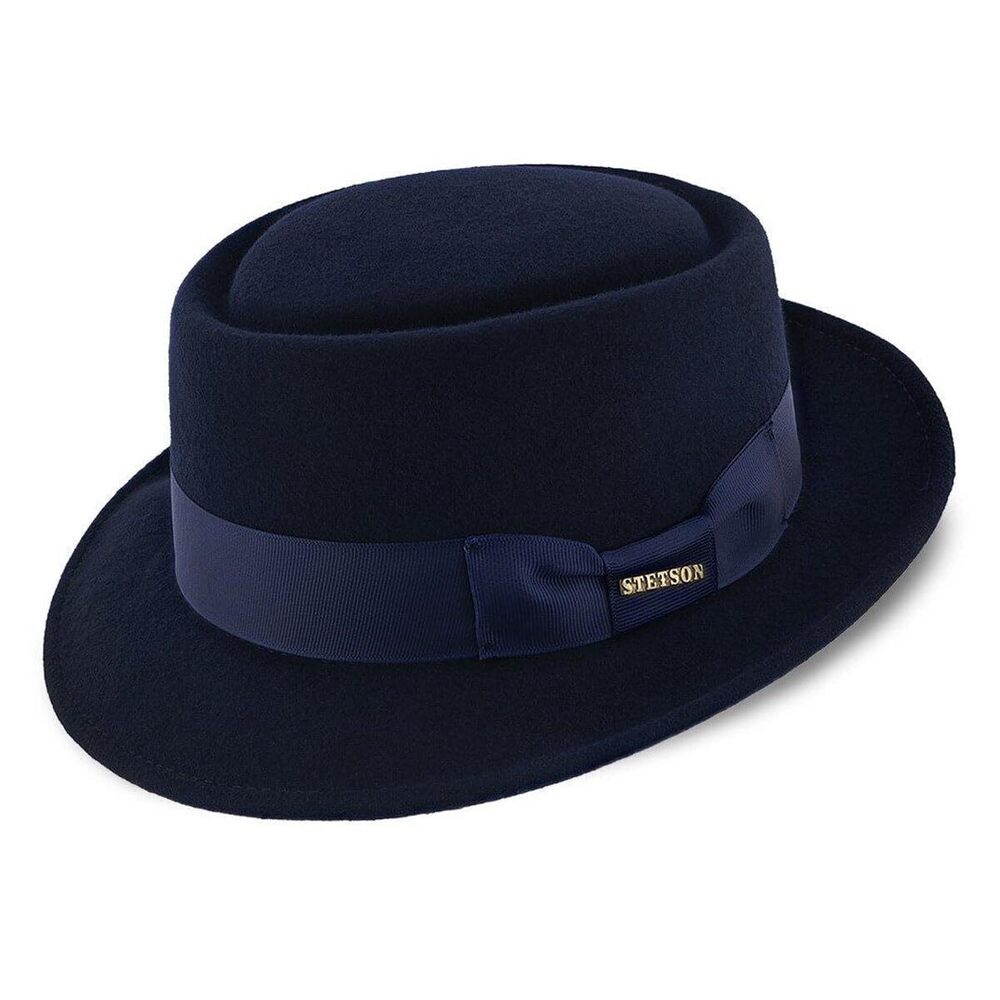 1137 Cranston 's Wool Dress Hat Navy